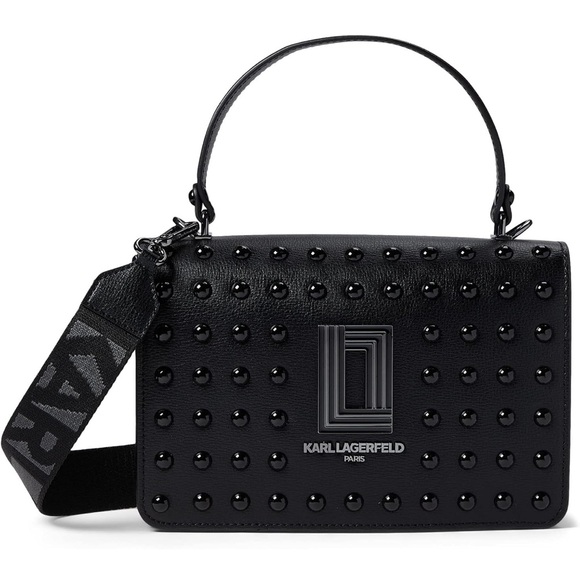 Karl Lagerfeld Black Studded Women's Bag